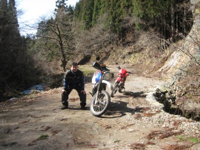 花背途中の三叉路①