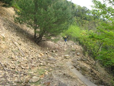 019.黒尊６は、崖崩れ①