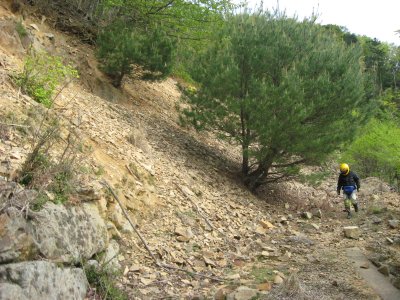 020.黒尊６は、崖崩れ②