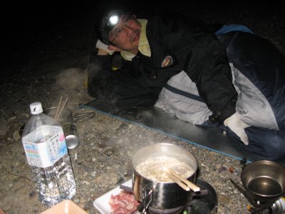 015.幕営地にて夜の宴①