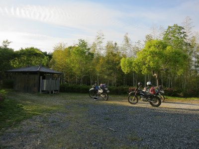 023_２日目の幕営地