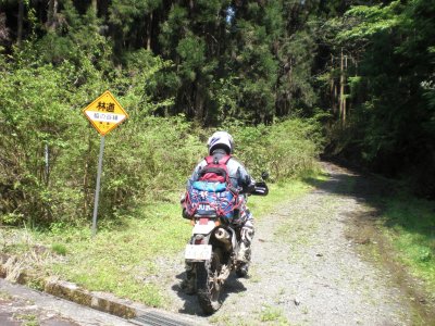 010.林道脇の谷線②