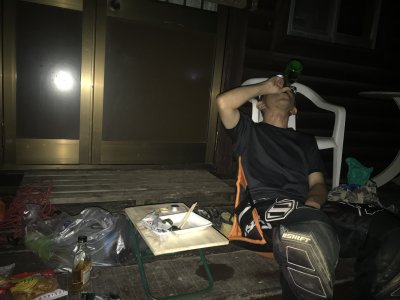 029.野営地ではつまみ程度で②