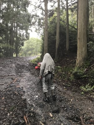 008.升谷林道でのコータ君