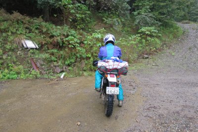 015.道の駅ハチ北当たりの林道②