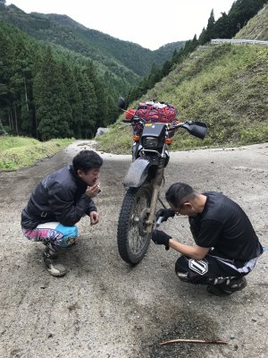 008.コータ君のバイクが？