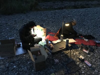 057.野営地は川ッぺり②