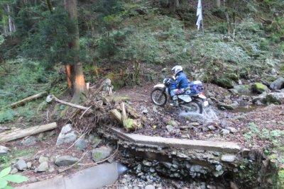 037.沢もどきを渡る①