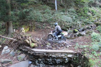 038.沢もどきを渡る②