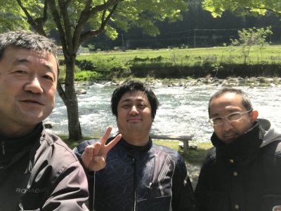 005.コータ君、松ちゃん、つーじー到着